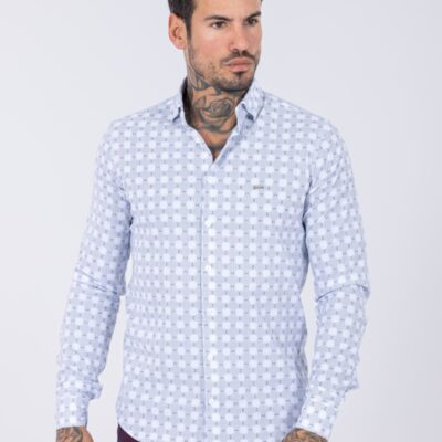 Camisa Quadriculada Quadrados Masculina