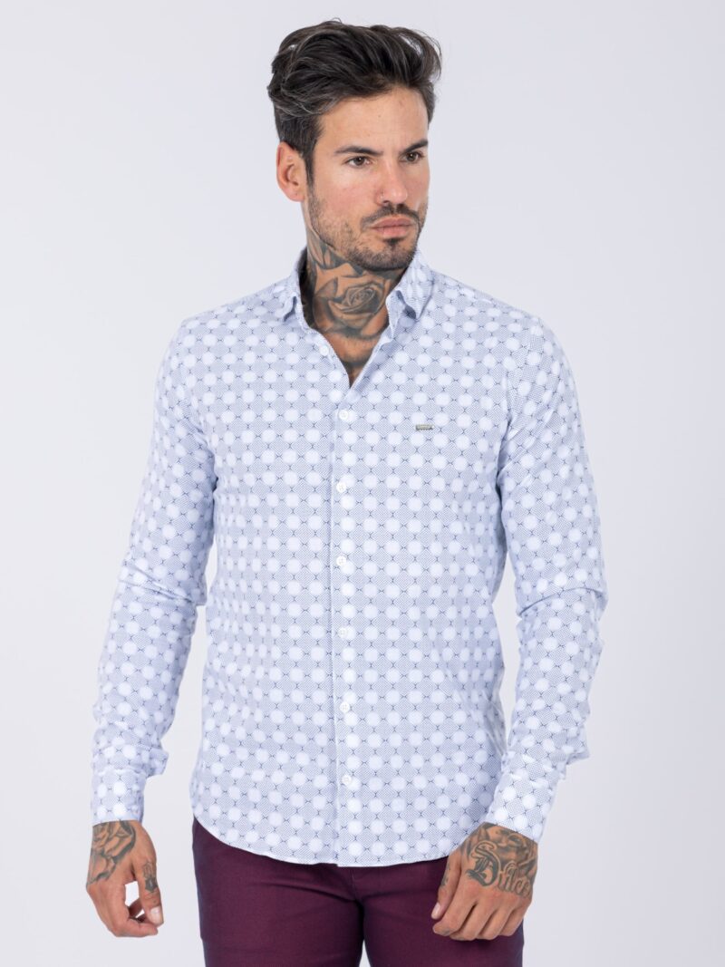 Camisa Quadriculada Quadrados Masculina